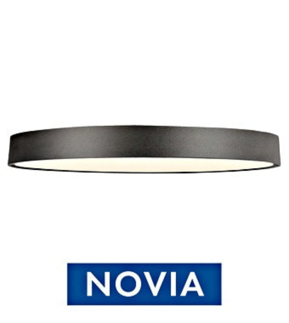 Novia R 600 – 38/55 W | 3000 K / 4000 K | Ra 90 | UGR <19 | DALI-2 | Schwarz