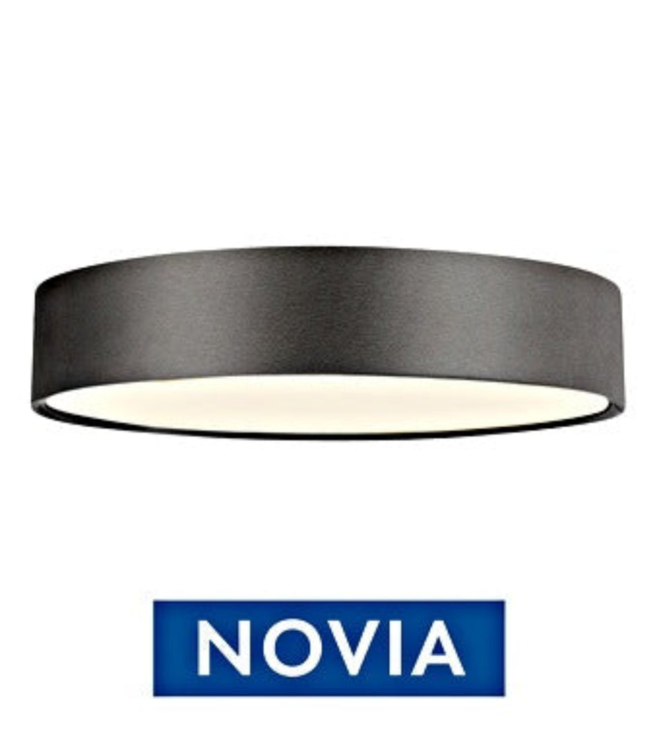 Novia R 320 – 10 / 18 / 24 W | 3000 K / 4000 K | Ra 90 | UGR <19 | DALI-2 | Schwarz