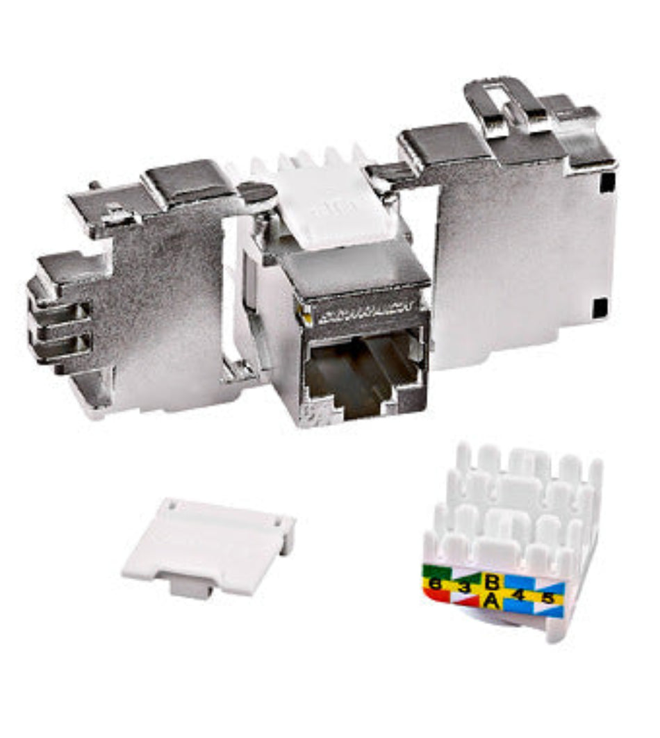 TOOLLESS LINE Buchse RJ45 – geschirmt – Cat.6a – 10GB – 4PPoE 100W