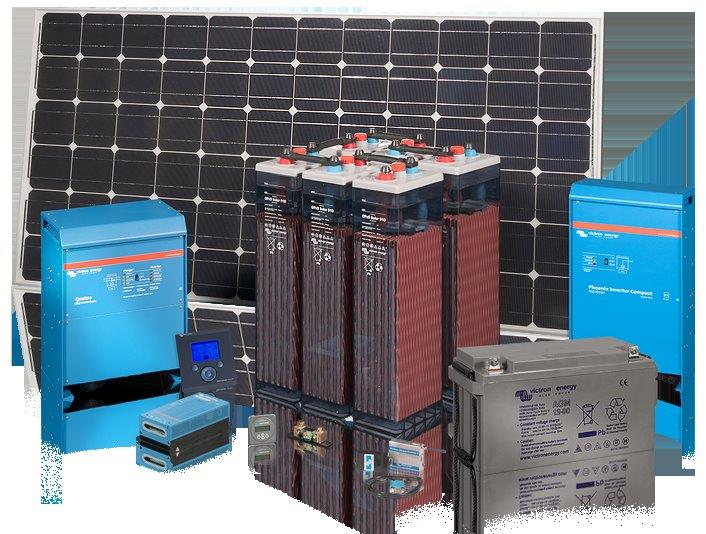 Inselanlagen Set Midi 9 für 9 Module, Leistung 3000Wx3h