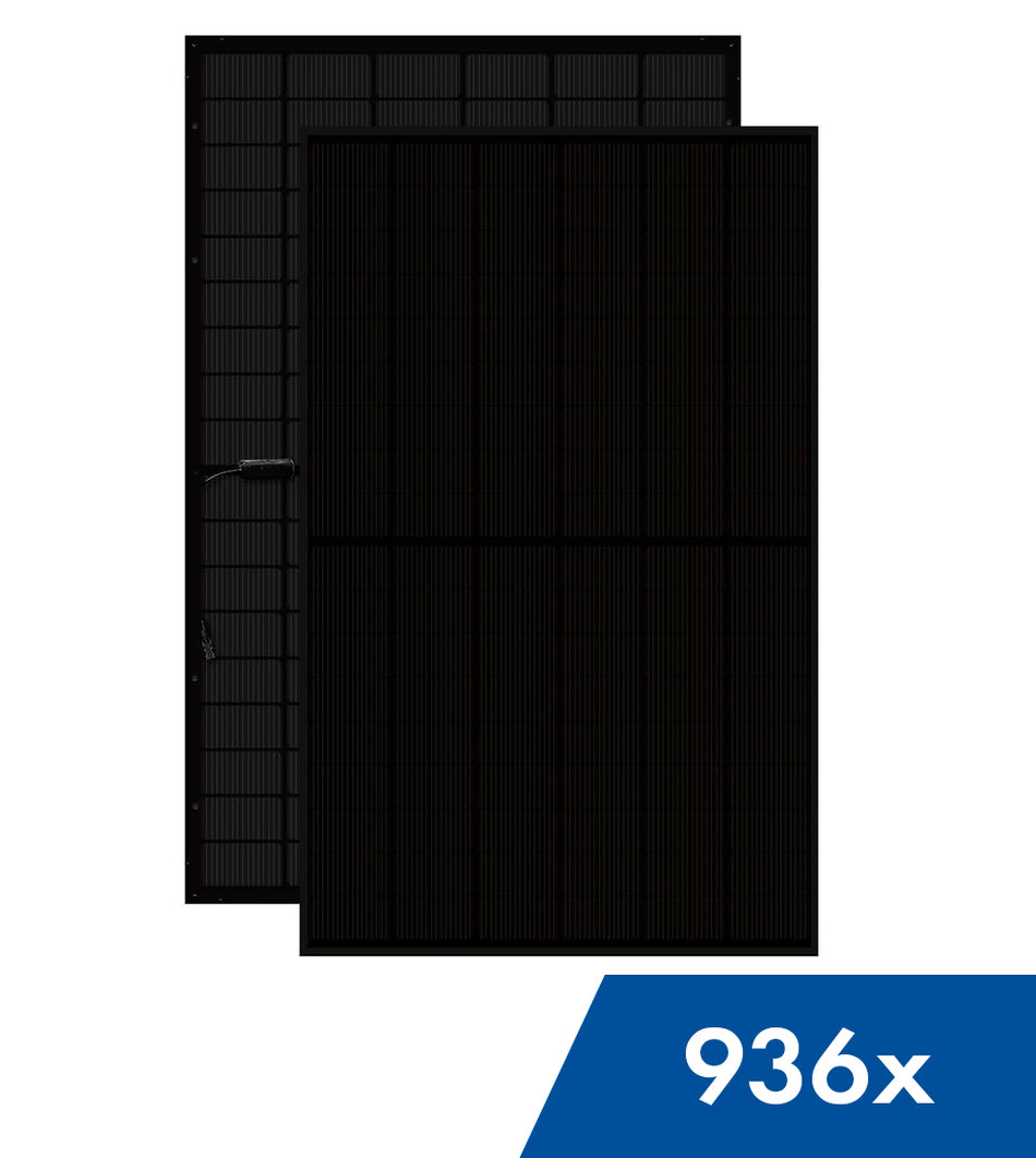Sunrise Aquamen 440W, Glas Glas, Bifacial, full black, Cont