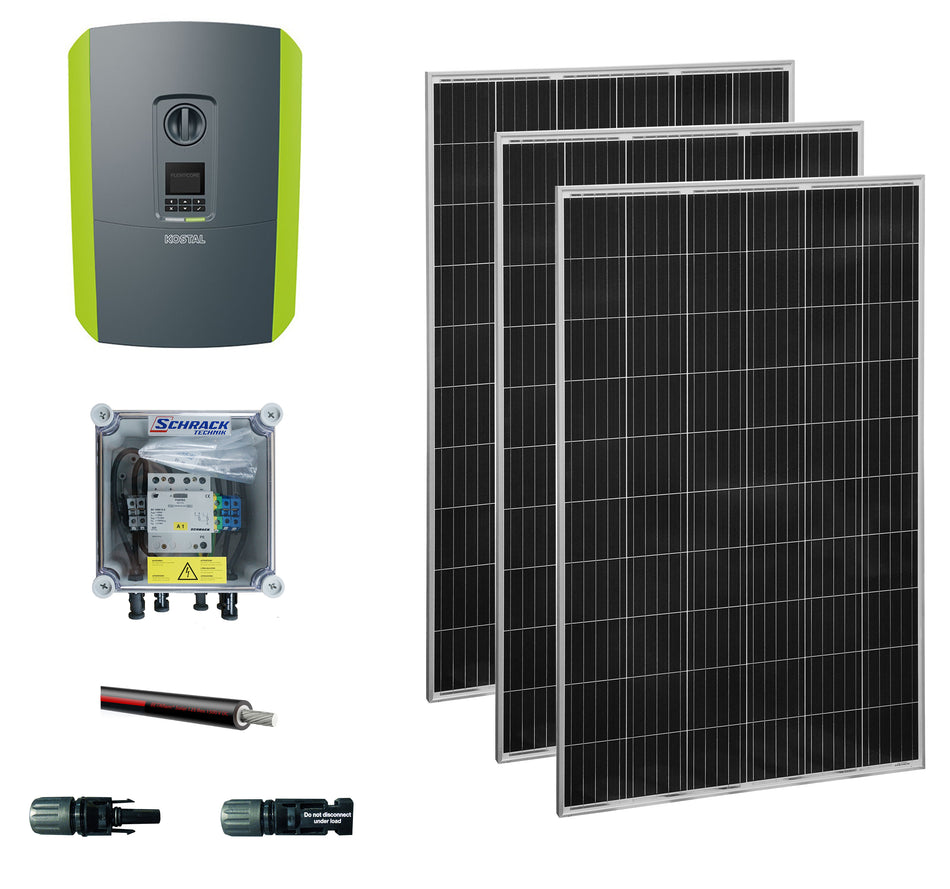PVSet 2,9kW, Kostal 3kW, 7Module, ÜA, Kabel, Ziegeldächer